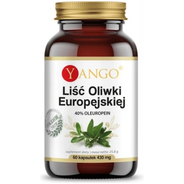 Yango YANGO olīvu lapas - 40% oleuropeīna - 60 kap