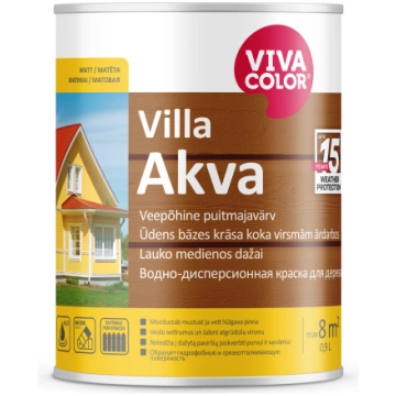 Fasāžu krāsa Vivacolor Villa Akva, balts krās., 0.