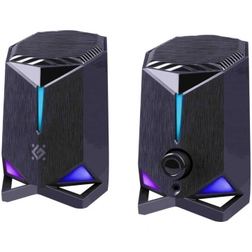PC SPEAKERS ROCKET 2.0 6W LED USB BLACK