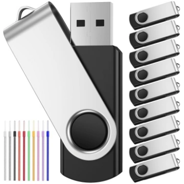 FEBNISCTE 10 USB zibatmiņas 4GB Memory Stick Folda