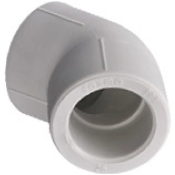 Plastmasas līkums 45g d50, pelēks FV Plast
