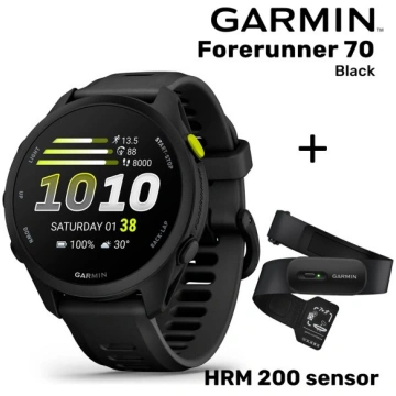 GARMIN Forerunner 70, Black + HRM 200 sensor sport