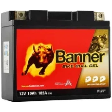 Bike Bull GEL 10Ah 185A 12V 150x69x130mm Auto akum