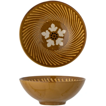 Bļoda Heikki smilškrāsas-zaļā krāsā 19 cm Blooming