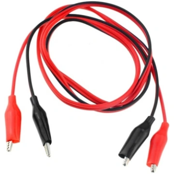 Test leads 100cm - 2x crocodile clips 35mm - cable