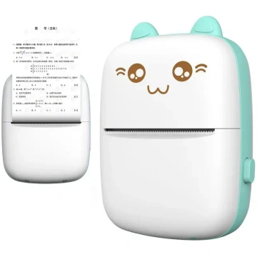 Hurtel HURC9 Bluetooth Thermal Printer, Kitty Mini