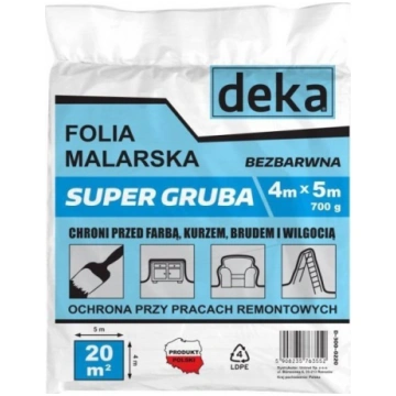 Folia malarska Deka Folia malarska super gruba bez