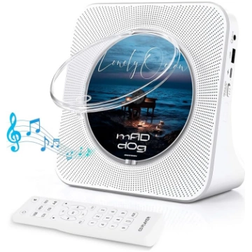 Bluetooth CD atskaņotājs, portatīvais radio CD ats