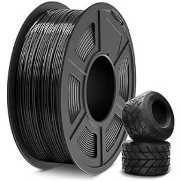 SUNLU TPU Filament TPU 95A Black, Flexible 3D Prin
