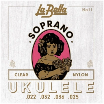 Soprāna ukuleles stīgas La Bella L-11 LaBella