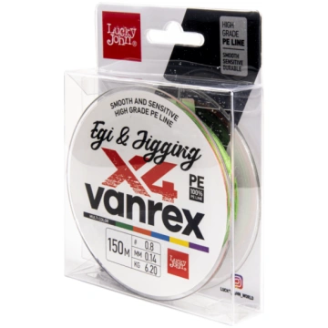 Aukla pītā Lucky John Vanrex EGI & JIGGING x4 BRAI
