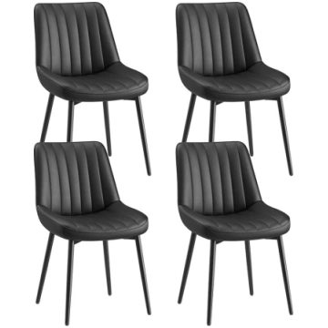COLAMY Dining Chairs Set of 4 Technical Fabric - U