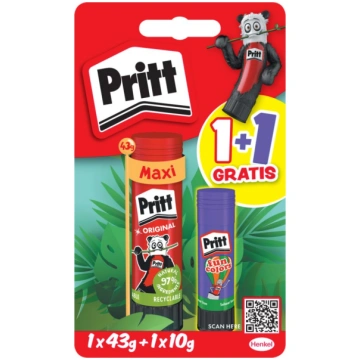 Pritt Klebestift 2+1 43g BTS 2025 Tierisch wild re