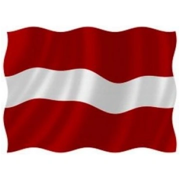 Latvijas Republikas karogs 200x100 cm, mastiem CIT