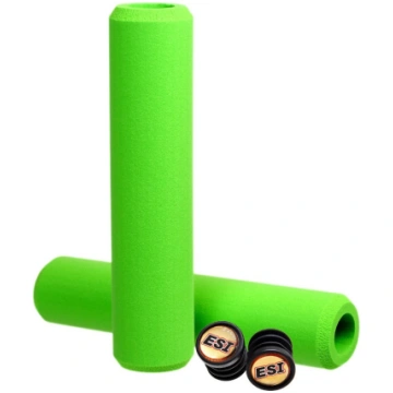 Stūres rokturi ESI Chunky green GRIP720