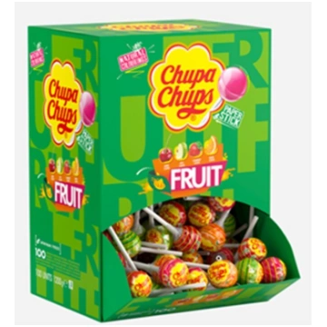Ledenes uz kociņa CHUPA CHUPS Fruit, 12g