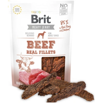 Gardums suņiem Brit Jerky, liellopa gaļa, 0.2 kg