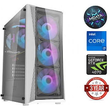 MDATA GAMING i7-12700KF 32GB 1TB SSD RTX 4070 Wind