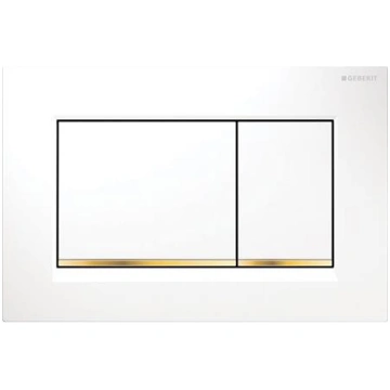 Placca di comando geberit sigma 20 square bianco e