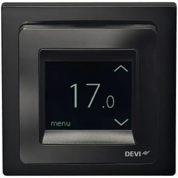 Termostats Devi DEVIreg Touch, padziļinājumā, meln