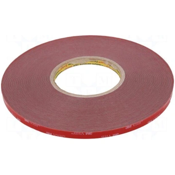 Tape: fixing | W: 9mm | L: 33m | Thk: 0.6mm | acry