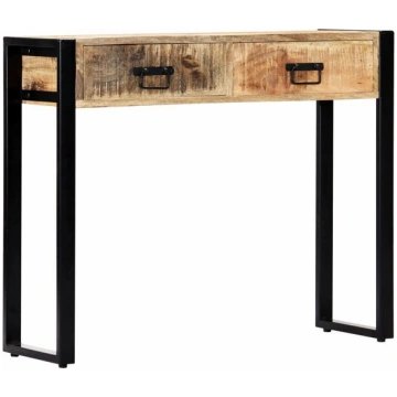 VidaXL konsoles galdiņš, 90x30x75 cm, mango masīvk