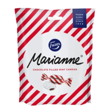Karameles ar šokolādes pildījumu FAZER Marianne 12