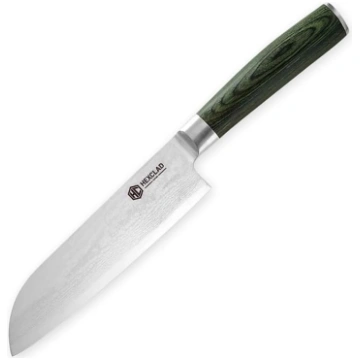 HexClad Santokumesser, 18 cm Klinge aus rostfreiem