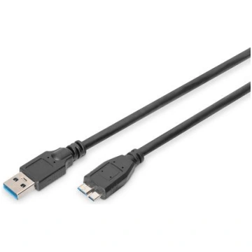 Digitus USB 3.0 Type A to Micro B, 1.0m, stainless