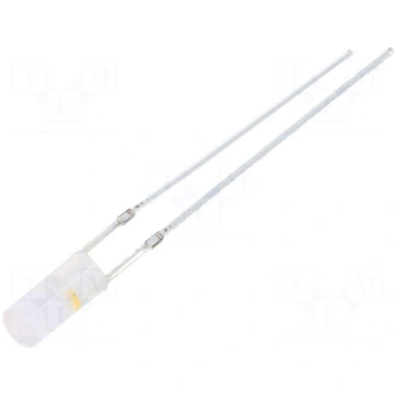 LED | red/warm white | 3mm | 60° | Front: flat | 1