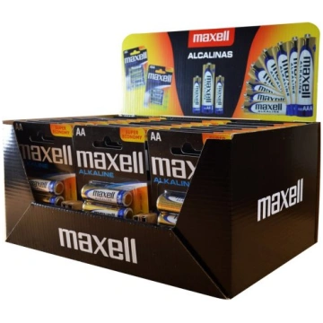 Maxell Alkaline LR6 AA 4-pack Display (30 blister
