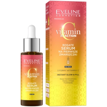 EVELINE_Vitamīns C 3x Efektīvs serums pirmajām gru