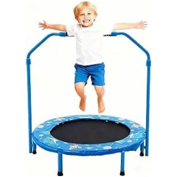 Bērnu batuts, diametrs 91 cm, salokāms mini batuts