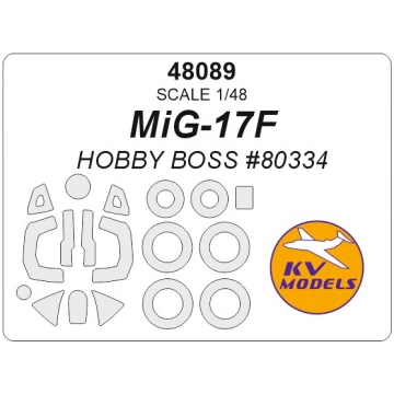 MiG-17F (HOBBY BOSS #80334) + wheels masks KV Mode
