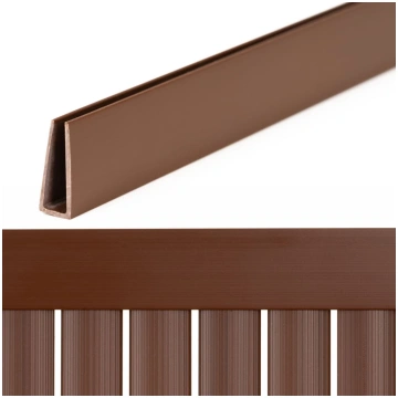Springos Vāks, 100 cm profils PVC maskēšanas pārse