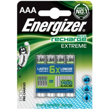 Energizer Akumulators Extreme Aaa / R03 800mah 4 g