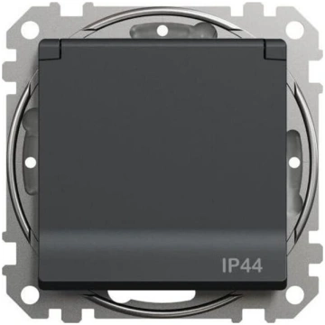 Schneider Electric Sedna Design Ip44 melns elektrī