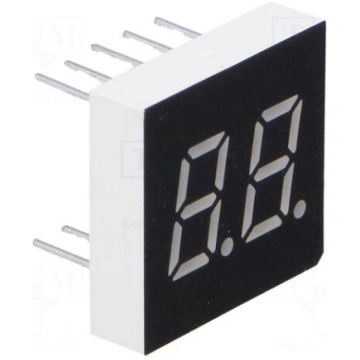 Display: LED | 7-segment | 7.62mm | 0.3" | No.char