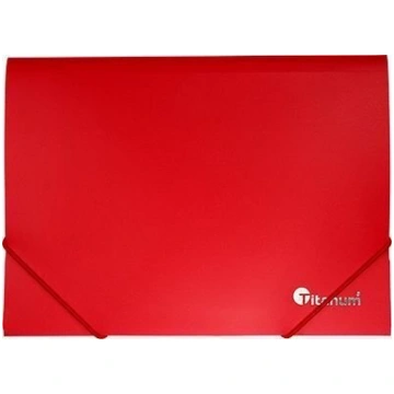 Plastmasas aploksne ar gumiju A5, sarkana, 180x215