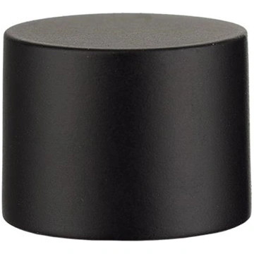 CURTAIN ROD FINIAL LUNA D19 M.BLACK 2PC 90220128 (