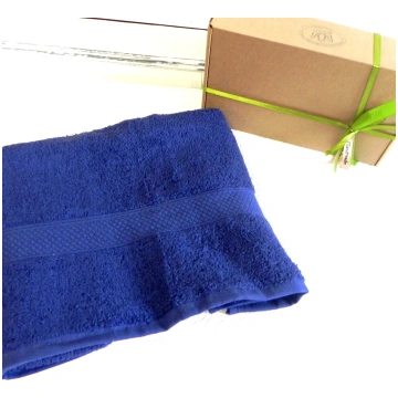 Princess Rafaella Towel with Embroidery - Navy / L