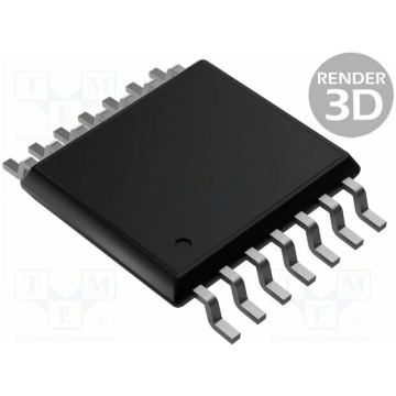 IC: digital; 3-state,buffer,line driver; Ch: 4; IN