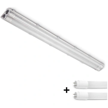LED Lielas slodzes dienasgaismas lampa T8 2xG13/18