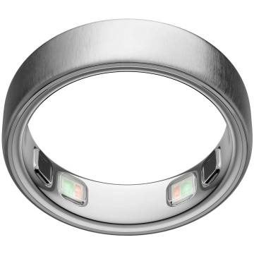 Oura Ring 5 viedais gredzens, matēts sudrabs - 9