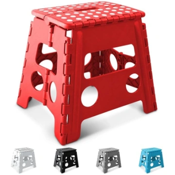 KEPLIN 13 Inch Heavy Duty Folding Step - Non-Slip 