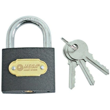 Mega Piekaramā slēdzene 5030740 75 mm, 3 atslēgas,
