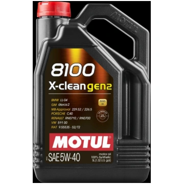 Motul 109762 - 8100 X-clean GEN2 5W40 5L ACEA C3 A