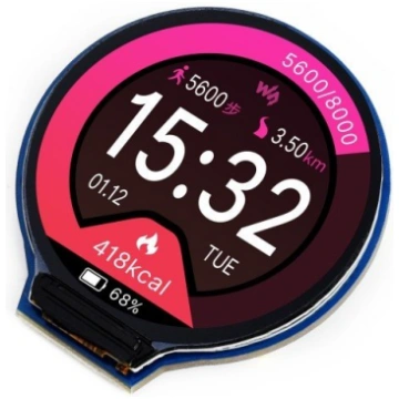General LCD IPS display 1.28"" 240x240px, for Rasp