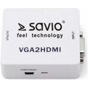 Savio VGA – HDMI Full HD / 1080p 60Hz Converter/ A