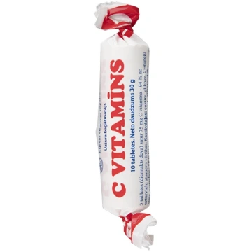 C vitamīns ar cukuru, 10 tabletes
